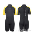 Trẻ em 2 mm trở lại zip shorty wetsuit nhiệt đồ bơi nhiệt